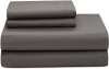 Calvin Klein White Label Double Stitch Sateen Queen Sheet Set, Viola