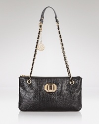 No matter your style angle, DKNY's turnlock bag is right on. Sling this gleaming, chain-decked carry-all over shoulder or crossbody for a bold dose of gold. No matter your style angle, DKNY's turnlock bag is right on. Sling this gleaming, chain-decked carry-all over shoulder or crossbody for a bold dose of gold.