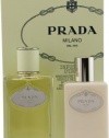 Prada Infusion D'iris By Prada For Women Eau De Parfum Spray 3.4 Oz & Body Lotion 3.4 Oz