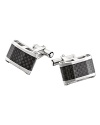 A handsome pair of cufflinks offers top-notch refinement and modern flair with this fine offering from Montblanc.
