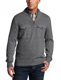 Dockers Men's 1/4 Zip Fleece Sweater with Pocket