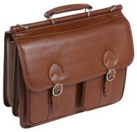 McKleinUSA HAZEL CREST 15604 Brown Leather Double Compartment Laptop Case McKleinUSA HAZEL CREST 15604 Brown Leather Double Compartment Laptop Case