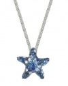 Effy Jewlery Balissima Splash Sapphire Starfish Pendant, 2.8 TCW