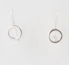 Barse Sterling Silver Hammered Ring Earrings