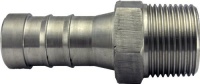 1/2 Male Hose Barb Adapters Stainless Steel NPT 0.5 1/2 Male Hose Barb Adapters Stainless Steel NPT 0.5