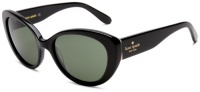 Kate Spade Womens FRANCA 0807 Cat Eye Plastic Sunglasses,Black Frame/Green Lens,One size Kate Spade Womens FRANCA 0807 Cat Eye Plastic Sunglasses,Black Frame/Green Lens,One size