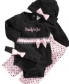 Sweet and adorable is this versatile 3 piece set by Baby Essentials.