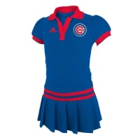 Chicago Cubs Girls Infant Royal Adidas Polo Dress Chicago Cubs Girls Infant Royal Adidas Polo Dress