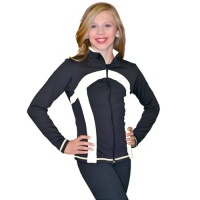 ChloeNoel Black White Ice Skating Jacket Adult M ChloeNoel Black White Ice Skating Jacket Adult M
