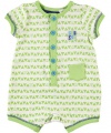 Guess What's Up? Romper (Sizes 0M - 9M) - lime, 6 - 9 months