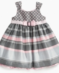 Mix it up! Pretty prints pair perfectly for a mix-and-match Bonnie Jean dress your princess will look lovely in. Mix it up! Pretty prints pair perfectly for a mix-and-match Bonnie Jean dress your princess will look lovely in.