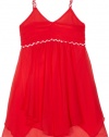 Blush by Us Angels Girls 7-16 Sundress with Braided Detail, Tomato, 14