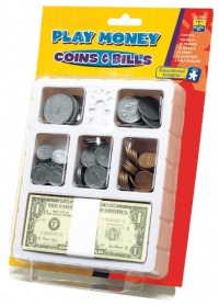 Play Money: Coins and Bills Tray Play Money: Coins and Bills Tray