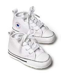 Classic high top Converse sneakers with soft soles for a comfortable fit. Classic high top Converse sneakers with soft soles for a comfortable fit.