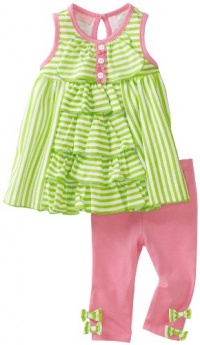 Kids Headquarters Baby-girls Infant Generic 2 Piece Capri Set, Green, 24 Months Kids Headquarters Baby-girls Infant Generic 2 Piece Capri Set, Green, 24 Months