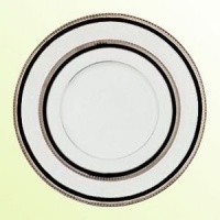 Haviland Limoges Symphony Platinum Black 5 Piece Place Setting Haviland Limoges Symphony Platinum Black 5 Piece Place Setting