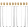 10 Pack - 6-inch, 16x150mm Glass Test Tubes with Cork Stoppers