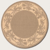 Couristan 1222/0722 Recife Island Retreat Beige/Natural Rug, 7-Feet 6-Inch Round Couristan 1222/0722 Recife Island Retreat Beige/Natural Rug, 7-Feet 6-Inch Round