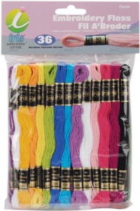 Cotton Embroidery Floss - Pastel/36 Skeins Cotton Embroidery Floss - Pastel/36 Skeins