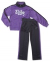 This sporty track jacket and pant set from Nike will have her comfy and looking cool.