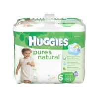 Huggies Pure & Natural Diapers, Size 5, 52 Count (Pack of 2) (Packaging May Vary) Huggies Pure & Natural Diapers, Size 5, 52 Count (Pack of 2) (Packaging May Vary)