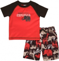 Carter's 2pc Swim Set - Mommys Little Explorer-NB Carter's 2pc Swim Set - Mommys Little Explorer-NB