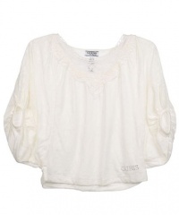 Guess Rosemore Cropped Top (Sizes 7 - 16) - white, 14