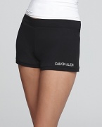 These basic, sporty sleep shorts feature oh-so-soft fabric and logo detail along left leg.