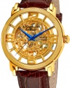 Stuhrling Original Men's 165B.3335K31 Classic Winchester Grand Automatic Skeleton Gold Tone Watch