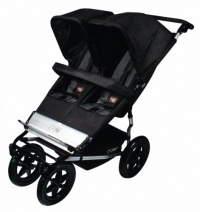 Mountain Buggy Duet Double Buggy Stroller, Black/Flint Mountain Buggy Duet Double Buggy Stroller, Black/Flint