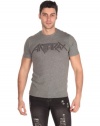 Chaser Mens Anthrax Logo Tee - Vintage Grey - XX Large