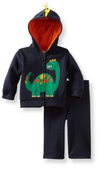 Kids Headquarters Baby-Boys Newborn Hooded Top With Pant Two Piece Set, Navy, 6-9 Months Kids Headquarters Baby-Boys Newborn Hooded Top With Pant Two Piece Set, Navy, 6-9 Months
