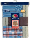 Fruit of the Loom Boys 8-20 Exposed Waistband Woven Boxer 3-Pack