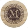 Natural Sandstone Trivet Monogram M