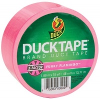 Duck Brand 1265016 Neon Colored Duct Tape, Pink, 1.88-Inch by 15 Yards, Single Roll Duck Brand 1265016 Neon Colored Duct Tape, Pink, 1.88-Inch by 15 Yards, Single Roll