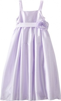 Us Angels Girls 7-16 Empire Dress With Sash And Fabric Flower, Lavendar, 10 Us Angels Girls 7-16 Empire Dress With Sash And Fabric Flower, Lavendar, 10