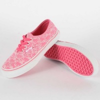 Vans Kids's VANS AUTHENTIC (HELLO KITTY) SKATE SHOES 12.5 Kids US (PINK/TRUE WHITE) Vans Kids's VANS AUTHENTIC (HELLO KITTY) SKATE SHOES 12.5 Kids US (PINK/TRUE WHITE)