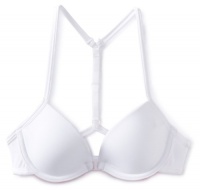 Maidenform Girls 7-16 Flex T-Back Front Closure Bra, White, 34A Maidenform Girls 7-16 Flex T-Back Front Closure Bra, White, 34A