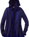 Splendid Girls 7-16 Striped Thermal Wrap, Iris, 12