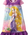 AME Sleepwear Girls 7-16 Rapunzel's World 2, Multi, 6