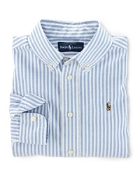 A classic Bengal Stripe Blake Oxford shirt is perfect for mixing and matching with a favorite pant. A classic Bengal Stripe Blake Oxford shirt is perfect for mixing and matching with a favorite pant.