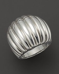 Simple, striking beauty, rendered in gleaming sterling silver. Simple, striking beauty, rendered in gleaming sterling silver.