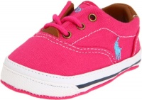 Ralph Lauren Layette Vaughn Crib Shoe (Infant/Toddler),Raspberry Canvas,2 M US Infant Ralph Lauren Layette Vaughn Crib Shoe (Infant/Toddler),Raspberry Canvas,2 M US Infant