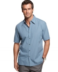 A chip off the old block. Channel time-tested style and comfort in this classic plaid shirt from John Ashford. A chip off the old block. Channel time-tested style and comfort in this classic plaid shirt from John Ashford.