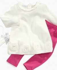 This sweater set by First Impressions will make your little flower look like the prettiest one in the garden. This sweater set by First Impressions will make your little flower look like the prettiest one in the garden.