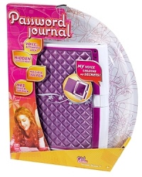 Every girl's secrets are safe with this journal! Its sleek design features a cover that locks automatically when closed and stays locked until the secret password is said. There's also a second password for the secret compartment, where the really important stuff can be stored. Plus, girls can write in the journal with the Invisible Ink Pen, then watch their words magically appear by activating the Show/Glow light–and they can do it all while listening to their favorite music on their MP3 players! It's the perfect journal for a cool and connected Girl Tech® girl. Every girl's secrets are safe with this journal! Its sleek design features a cover that locks automatically when closed and stays locked until the secret password is said. There's also a second password for the secret compartment, where the really important stuff can be stored. Plus, girls can write in the journal with the Invisible Ink Pen, then watch their words magically appear by activating the Show/Glow light–and they can do it all while listening to their favorite music on their MP3 players! It's the perfect journal for a cool and connected Girl Tech® girl.