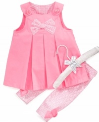 Everyone's a fan. She'll be popular in this adorably sweet sleeveless tunic and legging set from First Impressions. Everyone's a fan. She'll be popular in this adorably sweet sleeveless tunic and legging set from First Impressions.