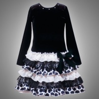 Size-6X RRE-49361H BLACK IVORY TIERED MIXED PRINT DROP WAIST SKIRT Special Occasion Flower Girl Holiday Pageant Party Dress,H349361 Rare Editions LITTLE GIRLS Size-6X RRE-49361H BLACK IVORY TIERED MIXED PRINT DROP WAIST SKIRT Special Occasion Flower Girl Holiday Pageant Party Dress,H349361 Rare Editions LITTLE GIRLS
