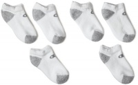 Champion Boys 8-20 Six Pack No Show Socks, White, Medium Champion Boys 8-20 Six Pack No Show Socks, White, Medium