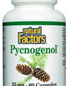 Natural Factors Pycnogenol Pine Bark 25mg Capsules, 60-Count